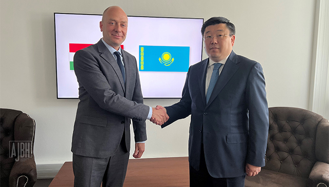 Dr. Ákos Kozma Hosts Ambassador of the Republic of Kazakhstan